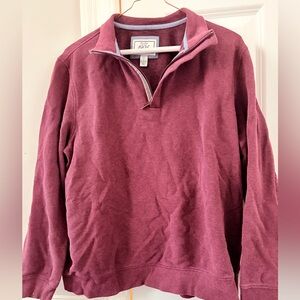 Jos. A. Bank Men's Wine Quarter-Zip Pullover